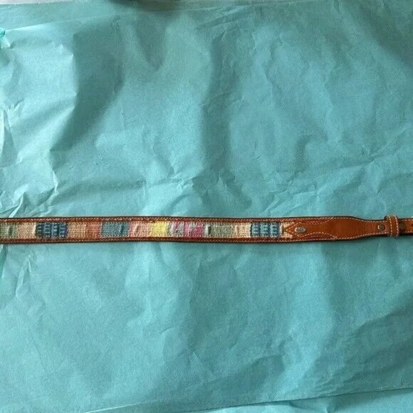 CIRCLE OF YOAKUM HANDMADE LEATHER AND WOVEN BELT - Picture 10 of 12